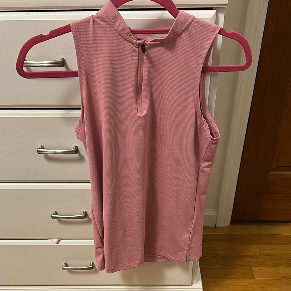 LastFor1 Women's Golf Polo Sleeveless Shirt Zip-Up